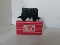 Hornby Dublo 4627 "ICI" Bulk Salt Wagon - Dark Green - 2/3 Rail Operation