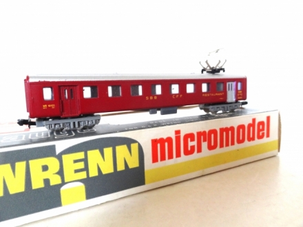 WRENN N Gauge micromodel Range - 1967 to 1980